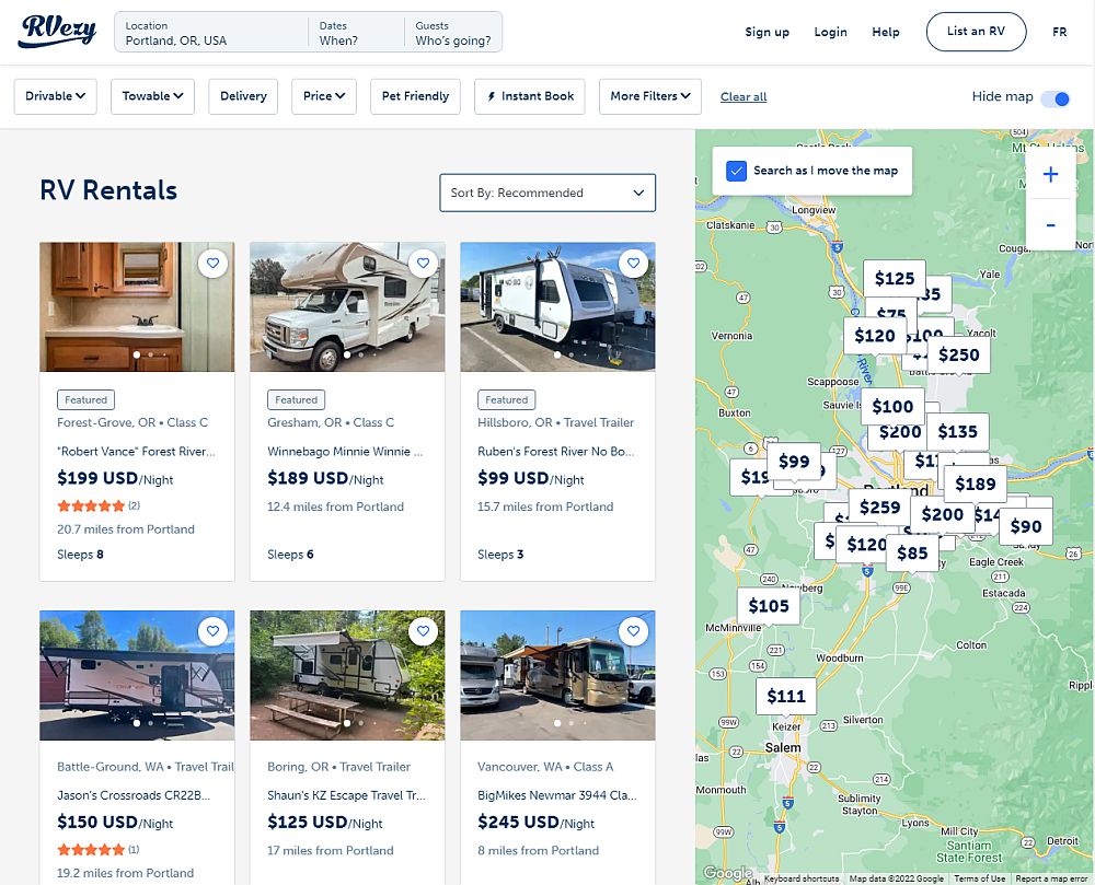 10 Best Campervan & RV Rentals in Portland (Oregon)